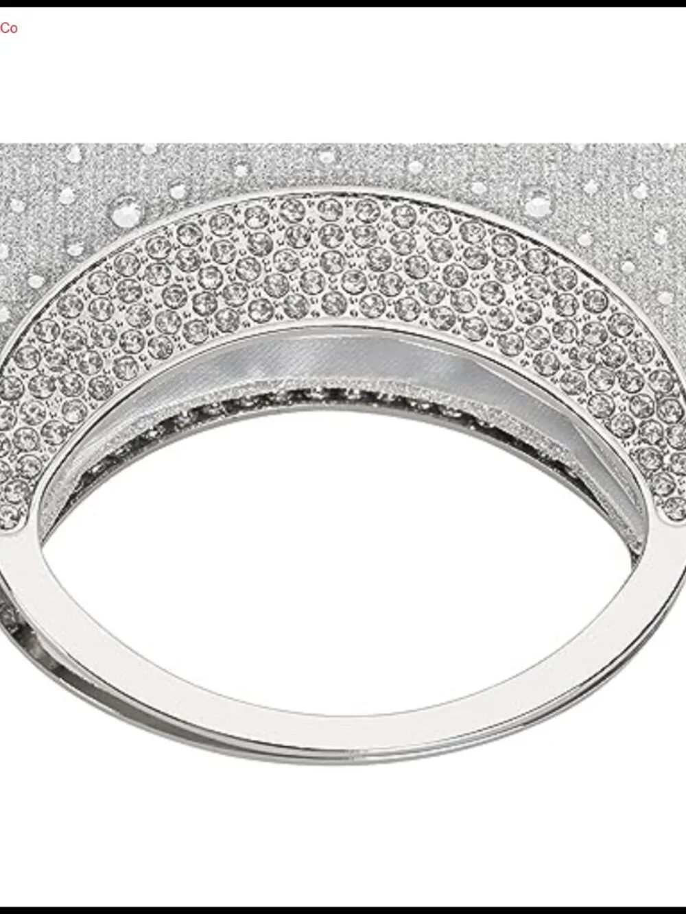 RHINESTONE CLUTCH Crystal Handle Evening Bag Elegant Party Purse